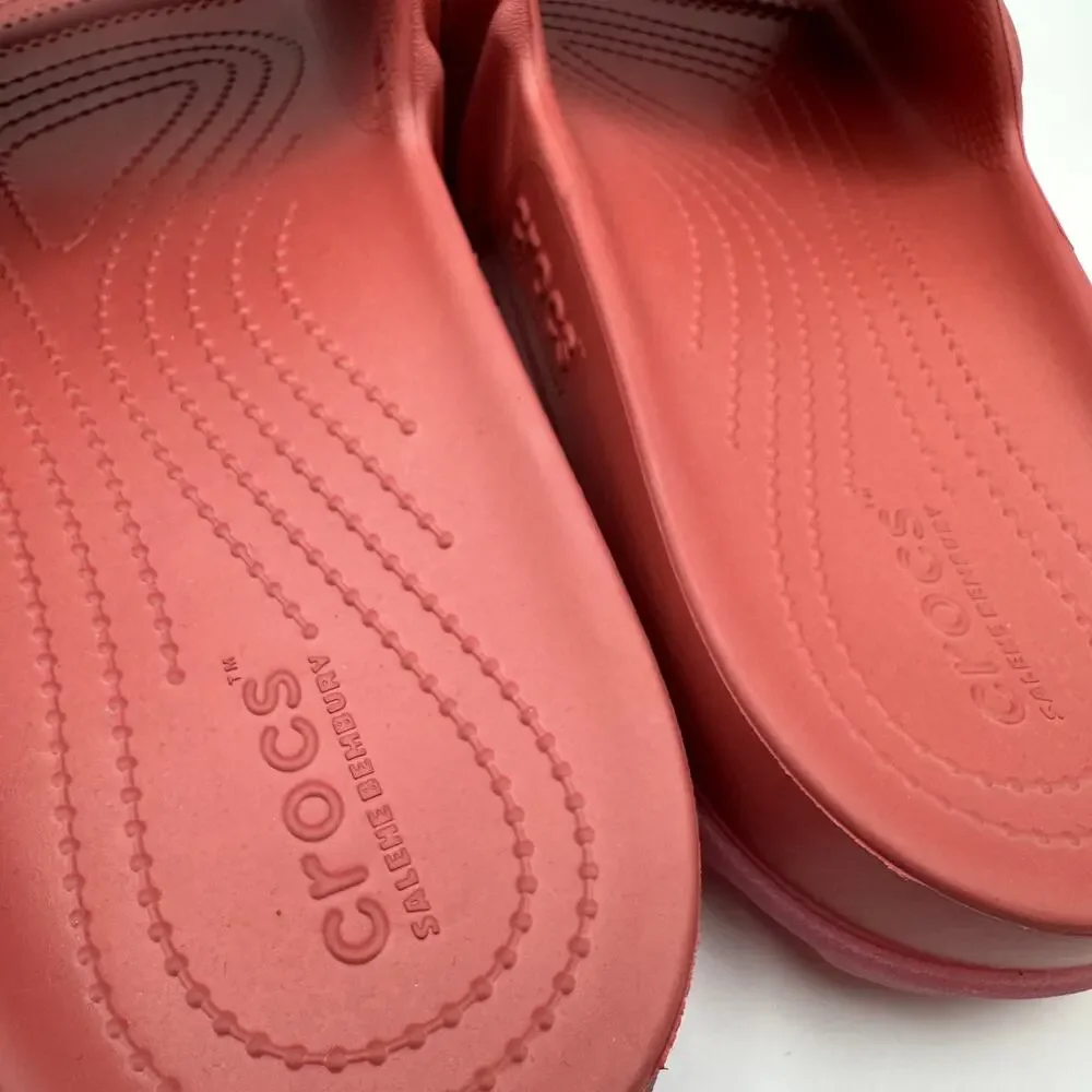 CROCS x Salehe Bembury Men's 12 Pollex Slide 208685-6ZN Guppy Red